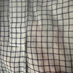 Koch  Popover Oversized 100% Cotton Blouse XS Womens Checkered Photo 2