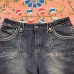 Kiss Therapy Stretch Dark Wash Denim Shorts Blue Size 18 Photo 2