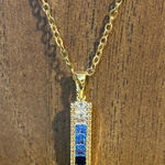 Vince Camuto  Necklace/Collier Blue Ombré Necklace Photo 0
