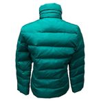 Lucky Brand  Down Puffer Jacket Zip Front Hoodie Junior's Size Medium Kelly Green Photo 5