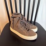 UGG  Ollie high top grey suede sneakers size 8 Photo 2