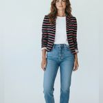 Gap  Neon-stripe ponte academy blazer  size 10T Photo 1