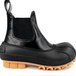 Stella McCartney Duck City Vegan Leather Chelsea Ankle Booties Size EU 35 Photo 0