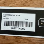 Charles Albert Size 7 Tan Cowboy Boot Photo 5