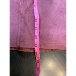 Amanda Smith Vtg Brown Suede Leather Knee Length Skirt  14 Lined Moto‎ Classic Photo 11