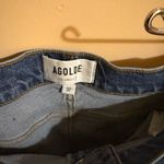 AGOLDE Toni Mid Rise Slim Straight Leg Jeans in Stratosphere Photo 2