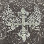 Katydid Long Sleeve cross wings studded rhinestones affliction style Read desc. Brown Photo 9