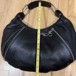 Desmo Leather handbag Black Photo 7