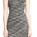 ASTR  Grey Space Dye Asymmetrical Bodycon Mini Dress Photo 0
