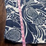 Unique spectrum  Blue and White Blouse half button with collar cuff sleeves Photo 10