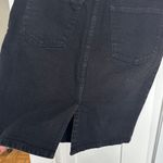 LRL Lauren Jean Co. Black Denim Pencil Knee Length Jean Skirt, Size 12P, EUC Photo 2