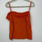 Theory ORANGE LIGHTWEIGHT CHIC LINEN TANK TOP MEDIUM Photo 1