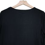 Rae Dunn  Women's S BOO Long Sleeve Pajama Top in Black, Orange Photo 3