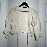 Cider • Cropped Tie Top • Boho Embroidered • Small Photo 1