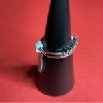 Bomb Party RBP5954 “The Perfect Addition” Lab Created Topaz Rhodium S10 Ring NWT Silver Size 10 Photo 1