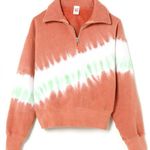 RE/DONE NWOT Hanes 70s 1/2 Zip Pullover Tie Dye Photo 0