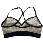 Lululemon Hold Your Om Bra II Heathered Silver Fox Cross Straps Strappy Size 2 Photo 3