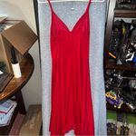Red Sleeveless Flowy Dress Size XL Photo 2