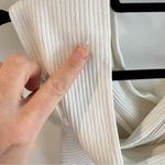 Maje  Manhattan Blanc Ribbed Two Way Top Size 2 Photo 4