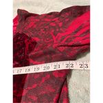 Dress Barn  Long Sleeve Red Velvet pullover top Photo 3