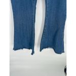 SheIn Womens Plus Size 2XL Flare Raw Hem High Rise Denim Blue Jeans Stretch Photo 2