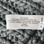 Aeropostale Gray Infinity Cable Knit Scarf 9" x 32" Fairy Forest Fishermen Photo 4