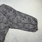 Loft  Crewneck Floral Print Balloon Sleeve Blouse Size X-Large Office Career Boho Photo 5