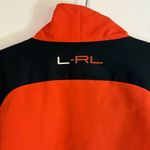 Ralph Lauren LRL Lauren‎ Active  Jacket Orange Black Full Zip Size L Photo 4