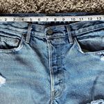 GRLFRND High Rise Distressed Straight Jeans Size 26 Photo 6