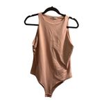 ✨REORIA Women’s Blush Sleeveless Racer Back Halter Neck Sz XL Bodysuit✨ Pink Photo 3