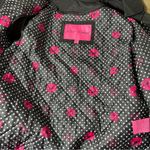 Betsey Johnson  Black Peplum Anorak Jacket Size M Photo 11
