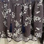 Hem & Thread  Boho Floral Babydoll Blouse Sz S Photo 7