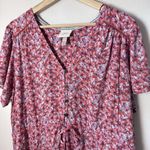 Knox Rose  Dress Boho Red Floral Short Tassel Ditsy Western Prairie Trave… Photo 5