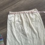 None Vintage slip Cream Skirt Photo 7