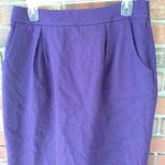 Vera Wang Simply Vera Purple wool skirt Photo 1
