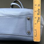 Coach  C4824 Lori Blue Pebbled Leather Gunmetal Hardware Shoulder Bag Photo 6