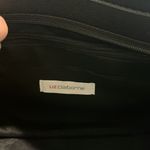 Liz Claiborne Purse Mini Tuxedo Tote Bag Cream Black Shoulder Satchel Photo 5