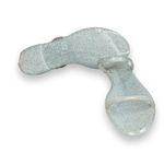 Stuart Weitzman Women's Sawyer Jelly Slide Sandals Silver Glittery Size 6 Photo 6