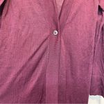 Soft Surroundings Plum Purple Burgundy Duster Cardigan Light Weight Size Medium Photo 7