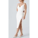 Halara Softlyzero Airy Crossover Ruched Lace Up Bodycon Dress UPF50+ XL NWT Photo 13