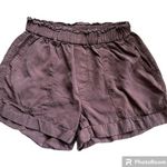 Aerie  XS shorts burgundy paperbag waist pockets​​​​​​​​​​​​​​​​​​ Photo 0