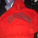 Adika Red Hoodie Oversized Photo 0