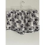 Crafted by Mahogany Pajama Set Womens Large Bike Print Shorts Novelty Lounge White Photo 6