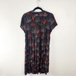 Anthropologie Maeve Tania Black Tiered V-Neck Short Sleeves Tunic Dress Small Photo 1