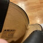 Ariat  black leather‎ boots cowboy festival western rodeo Photo 2