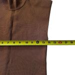 ZARA Brown Shoulder Pads Crop Tank Top Women Size Small | 68-24 Photo 6