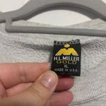 H.L. Miller Gold Gray Striped Crewneck Sweatshirt XL "The Ozarks" Embroidered Photo 3