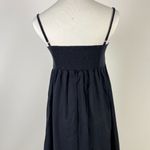 Farm Rio NWOT  Linen Blend Black Sleeveless Maxi Dress Size M Photo 8