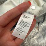 Naked Wardrobe Naked‎ Wardrobe Faux Leather Croc Straight Leg Pants Silver L Photo 7