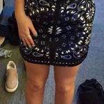 Nasty Gal Front Zip Paisley Skirt  Photo 0